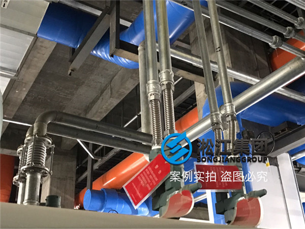 合肥京東方B9橡膠軟接頭?安裝現場