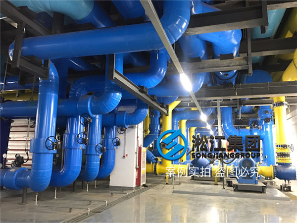 合肥京東方B9橡膠軟接頭?安裝現場
